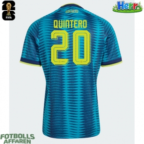 Colombia Juan Fernando Quintero #20 Bortatröja VM 2026 Kortärmad
